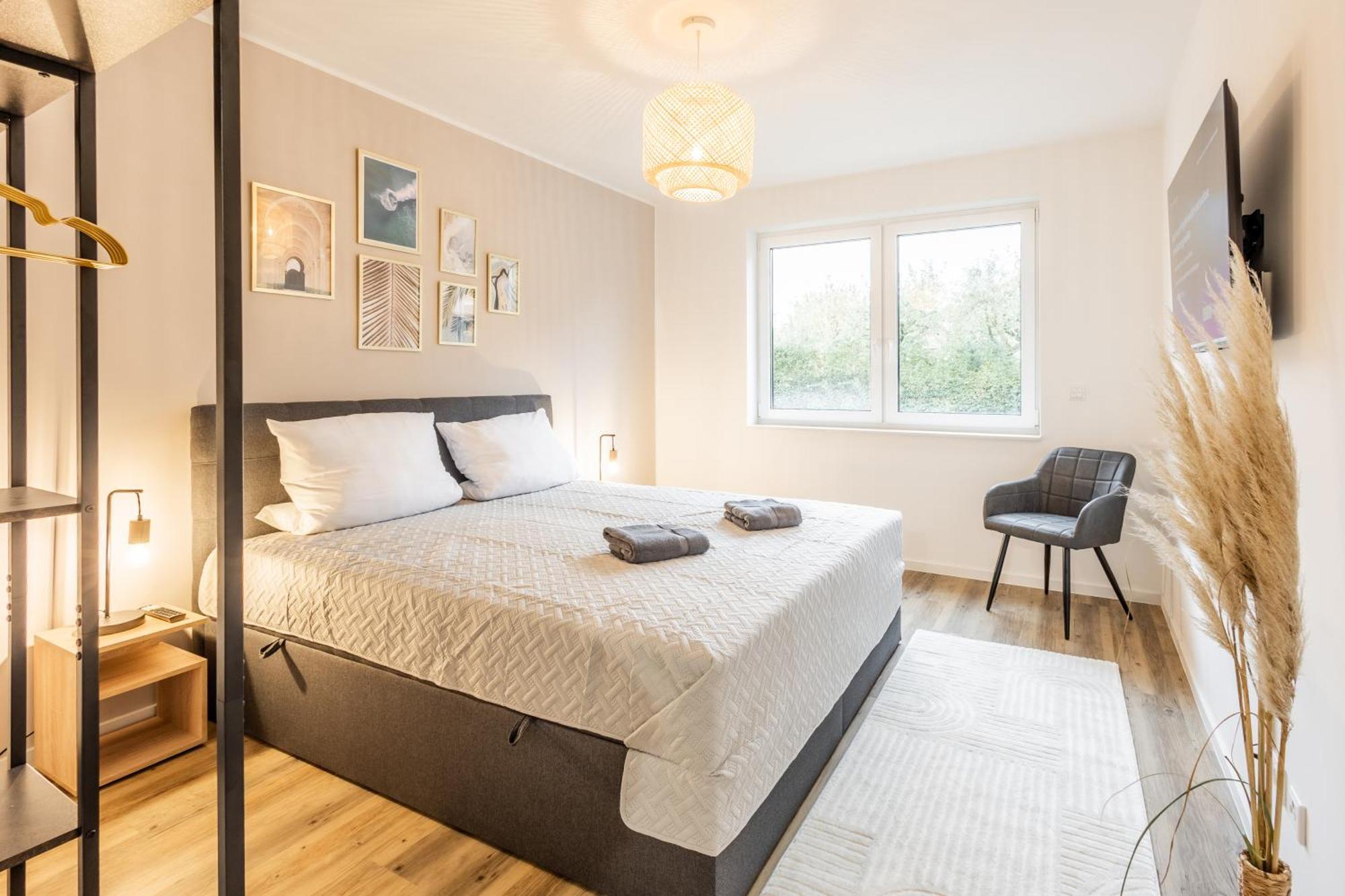 Premium Suite 02 I Smart-Tv I Terrasse I Wifi Hamm  Kültér fotó